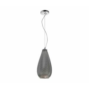 Csillár zsinóron PETRA 1xE27/60W/230V szürke kép