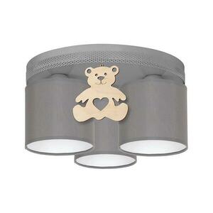 Gyerek mennyezeti lámpa BEAR 3xE27/60W/230V kép