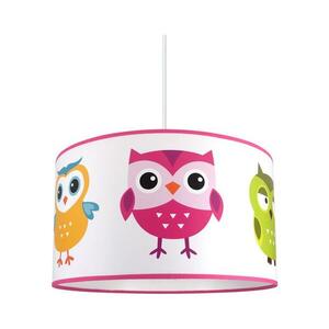 Gyerek csillár zsinóron OWL 1xE27/60W/230V kép