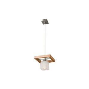 Csillár zsinóron MARTYNA 1xE14/40W/230V barna/bükkfa kép