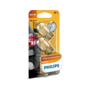 Philips KÉSZLET 2x Autó izzó Philips VISION 12066B2 W3x16q/5W/12V kép