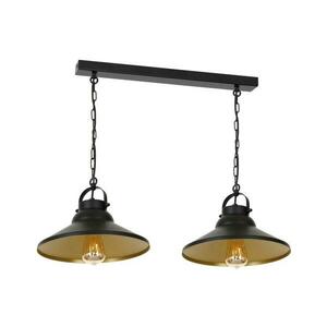 Csillár láncon IRON 2xE27/60W/230V kép