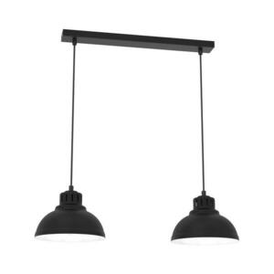 Csillár zsinóron SVEN 2xE27/15W/230V fekete kép