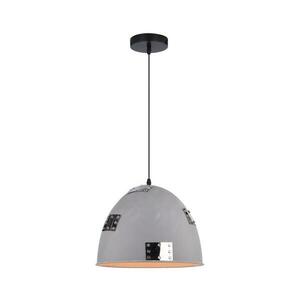 Csillár zsinóron PATCH 1xE27/60W/230V szürke kép