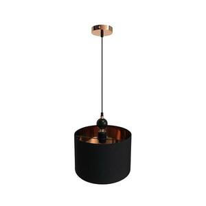Csillár zsinóron MELBA 1xE27/60W/230V fekete kép