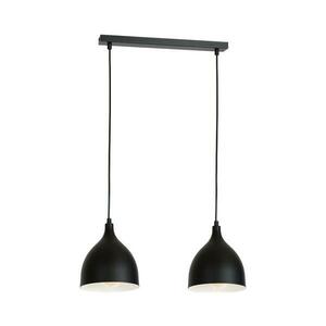 Csillár zsinóron NOAK 2xE27/15W/230V fekete kép