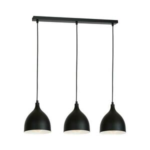Csillár zsinóron NOAK 3xE27/15W/230V fekete kép