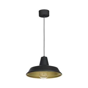 Csillár zsinóron CLASS 1xE27/15W/230V fekete kép
