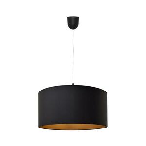 Csillár zsinóron ALBA 1xE27/15W/230V á. 40 cm fekete/arany kép