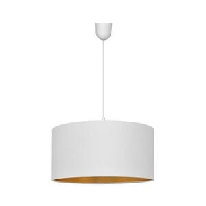Csillár zsinóron ALBA 1xE27/15W/230V á. 40cm fehér/arany kép