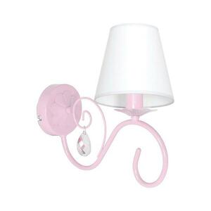 Gyermek fali lámpa LAURA 1xE14/60W/230V halvány rózsaszín kép