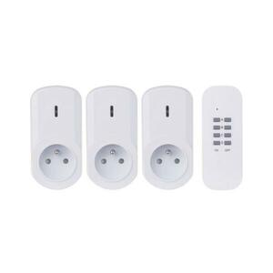 KÉSZLET 3x Távirányításos konnektorok 230V + 1x CR2032 kép