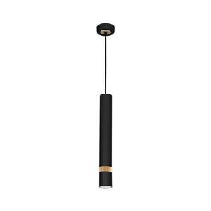 Csillár zsinóron JOKER BLACK WOOD 1xGU10/8W/230V kép