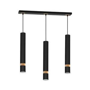 Csillár zsinóron JOKER BLACK WOOD 3xGU10/8W/230V kép