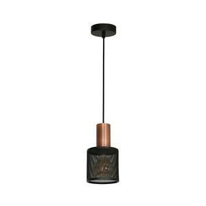 Csillár zsinóron ARES BLACK 1xE27/60W/230V kép