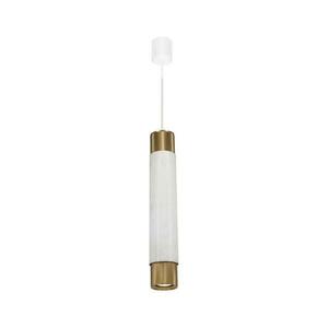Csillár zsinóron Marble white/brass 1xGU10/8W/230V kép