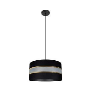 Csillár zsinóron CORAL 1xE27/60W/230V fekete kép