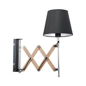 Fali lámpa MITO 1xE27/40W/230V fekete kép