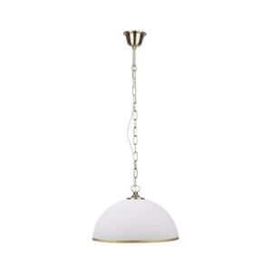 Csillár láncon SUGAR 1xE27/60W/230V fehér/arany kép