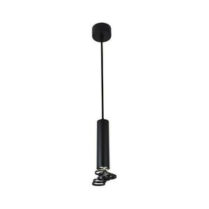 Csillár zsinóron TUBA 1xGU10/50W/230V fekete kép