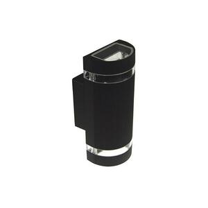 Kültéri fali lámpa KORTEK 2xGU10/30W/230V IP44 fekete kép