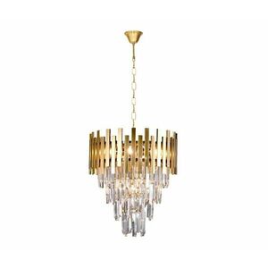 Csillár láncon ASPEN GOLD 9xE14/40W/230V kép
