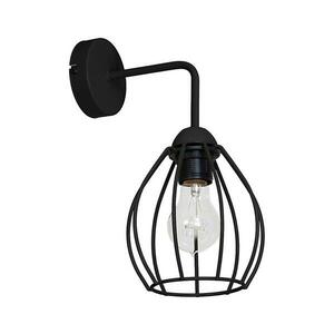 Fali lámpa STAR 1xE27/60W/230V fekete kép