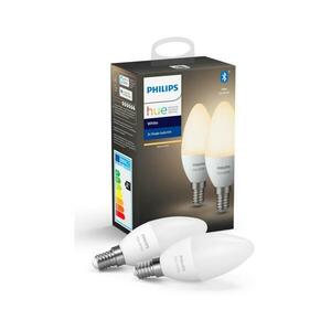 Philips KÉSZLET 2x LED Dimmelhető izzó Philips Hue WHITE E14/5, 5W/230V 2700K kép