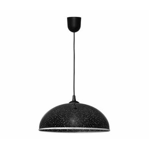 Csillár zsinóron CIRCLE 1xE27/15W/230V fekete kép
