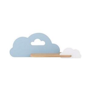 LED Gyerek fali lámpa polccal CLOUD LED/5W/230V kék/fehér kép