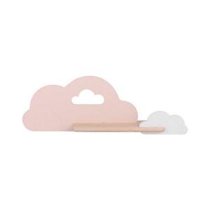 LED Gyerek fali lámpa polccal CLOUD LED/5W/230V rózsaszín/fehér kép