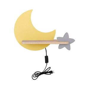 LED Gyerek fali lámpa polccal MOON LED/5W/230V kép