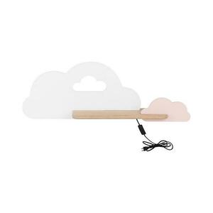 LED Gyerek fali lámpa polccal CLOUD LED/5W/230V fehér/rózsaszín kép
