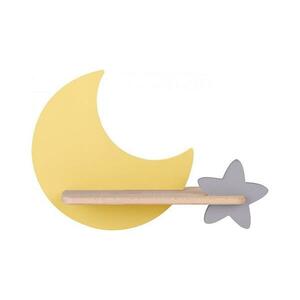 LED Gyerek fali lámpa polccal MOON LED/5W/230V kép