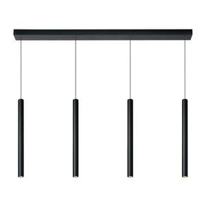Lucide Lucide 74403/04/30 – Dimmelhető Csillár Zsinóron LORENZ 4×LED/4W/230V Fekete kép