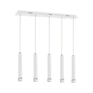 LED Csillár zsinóron ALBA 5xLED/25W/230V fehér kép