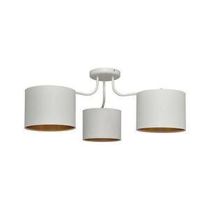Felületre szerelhető csillár ALBA 3xE27/15W/230V fehér/arany kép