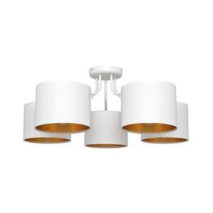 Felületre szerelhető csillár ALBA 5xE27/15W/230V fehér/arany kép