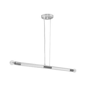 Függőlámpa BASTONE WHITE 2xE14/40W/230V fehér/fényezett króm kép