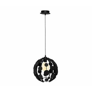 Csillár GAIA 1xE27 / 60W / 230V fekete Ø 18 cm kép