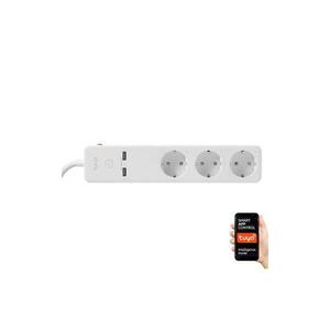 Hosszabító kábel SMART kapcsolóval 1, 5m + 2xUSB/Wi kép