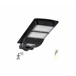 LED Napelemes utcai lámpa érzékelővel STREET 2xLED/6W/3, 2V IP65 + távirányító kép