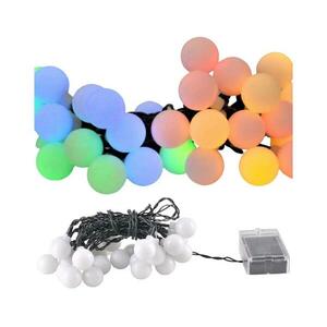 LED RGB Napelemes lánc PARTY 30xLED/1, 2V 400 mAh 3, 9 m IP44 kép