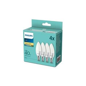 Philips KÉSZLET 4x LED Izzó Philips E14/5, 5W/230V 2700K kép