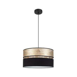 Csillár zsinóron LIMA 1xE27/60W/230V arany/fekete kép