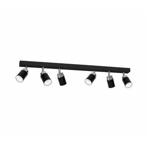 Spotlámpa RENO 6xGU10/60W/230V fekete/króm kép