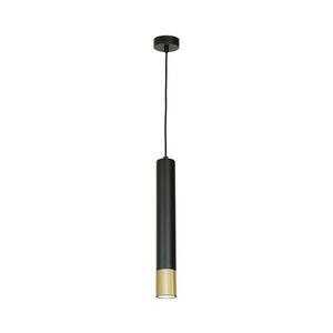 Csillár zsinóron NEST 1xGU10/8W/230V fekete/arany kép