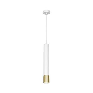 Csillár zsinóron NEST 1xGU10/8W/230V fehér/arany kép