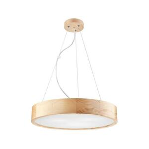 Csillár zsinóron NATURAL 3xE27/60W/230V ø 47 cm fenyő kép