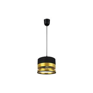 Csillár zsinóron MILO 1xE27/60W/230V arany/fekete kép